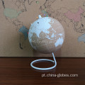 Decor Mini Cork Board Globe com Mapa do Mundo